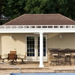 Custom Pool House with Pergola (Long Island/NY): - Outdoor Structures