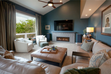 Example of a living room design in Denver
