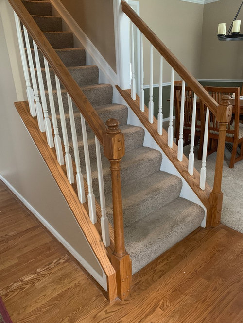 Newel Post Or Hardwood Floors, How Much Does It Cost To Have Hardwood Stairs Installed