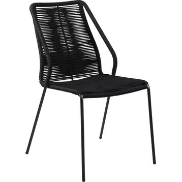 Clip Dining Chair, Set of 2 Black