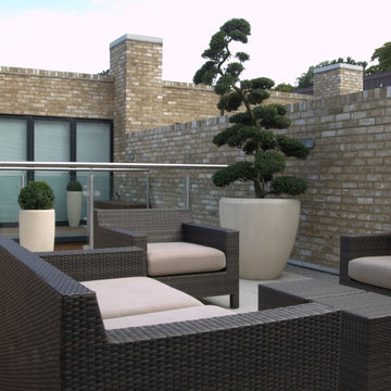 Minimalist Roof Terrace