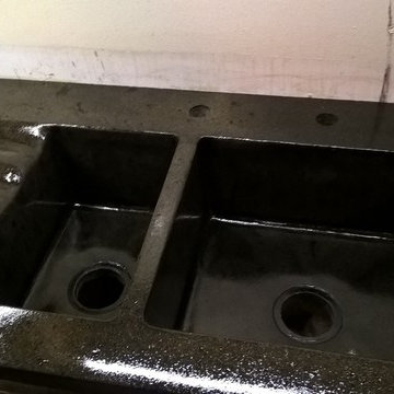Concrete countertops