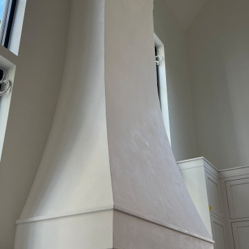 Marmorino Plaster Range Hood