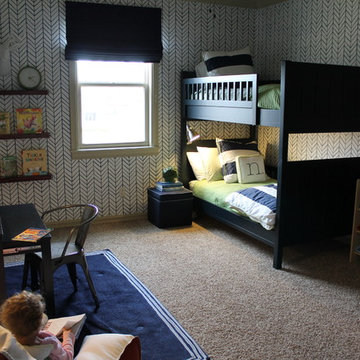 Graphic Boy's Bedroom