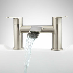 PAGOSA WATERFALL DECK-MOUNT TUB FAUCET - Tub And Shower Faucet Sets