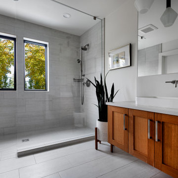 Contemporary Floor to Ceiling Bathroom Remodel