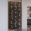 Evolution Wine Wall 45 3C (Industrial style metal wall mounted wine rack), Matte