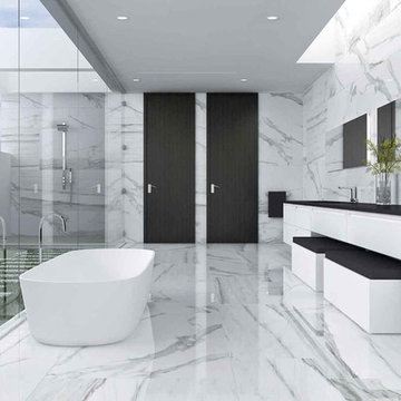 POPULAR WHITE MARBLE LOOKS – Polished Porcelain Floor Tiles