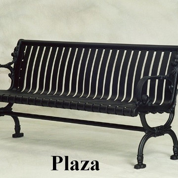 Plaza bench