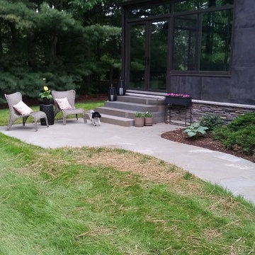 Blue Stone Pathway and Landing (South Lyon, MI)