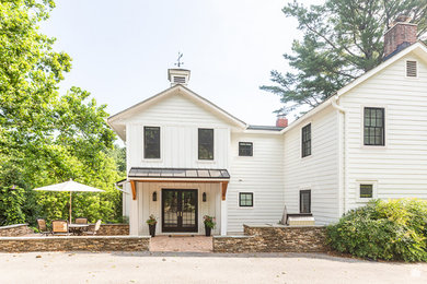 Inspiration for a country exterior home remodel in Baltimore