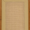 Deco Hand-Crafted Sisal Stair Treads, Stair Carpets with Wide Cotton Border, San