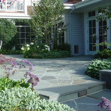 attractive  bluestone patio