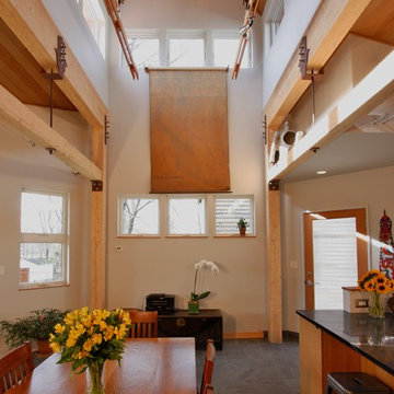 Modernist Renovation in Wakefield MA