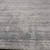 Handloom Wool Silver Contemporary Super Grass Rug., 8'x10'