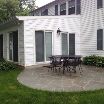 Addition with Flagstone Patio