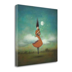 20x20 High Notes For Low Clouds By Duy Huynh Print on Canvas Fabric Multi-Color