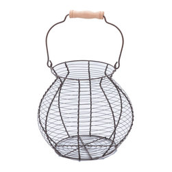 Trademark Innovations - Wire Egg Basket - Baskets