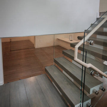 Project #80 | Mono-Beam Staircase with Glass Panels