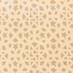 Close-up of Delia Shades' "Moorish Arch" - Roller Shades