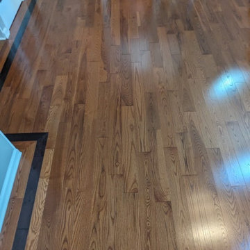 Ash Living Room with Maple Border