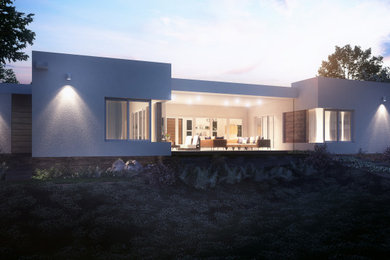 Inspiration for a contemporary home design remodel in Other