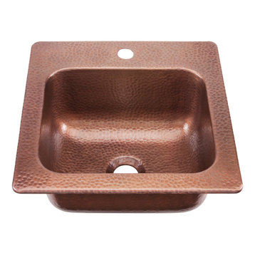 Seurat 15" Drop-In Copper Bar Prep Sink