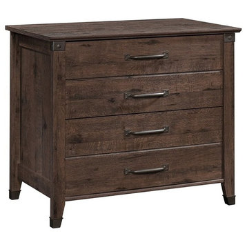 Pemberly Row 2 Drawer Lateral File Cabinet in Coffee Oak