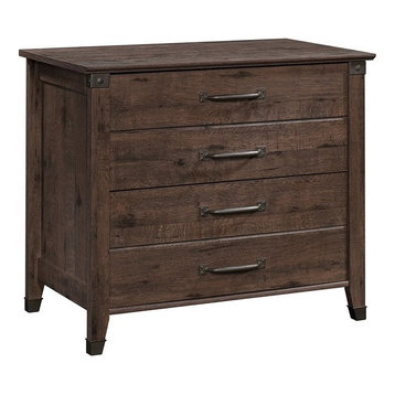 Pemberly Row 2 Drawer Lateral File Cabinet in Coffee Oak