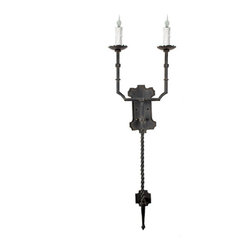 SC-145 Custom Hand Made Iron Sconce - Wall Sconces