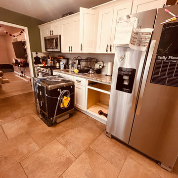 Finished White Shaker Kitchen - Yardley PA