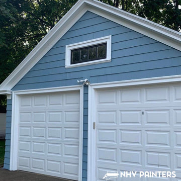 Hamden Home Makeover – Clean Blue Exterior Upgrade