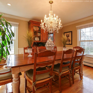 Large Double Hung Windows in Dreamy Dining Room - Renewal by Andersen Long Islan