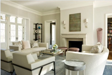 Living room - modern living room idea in DC Metro