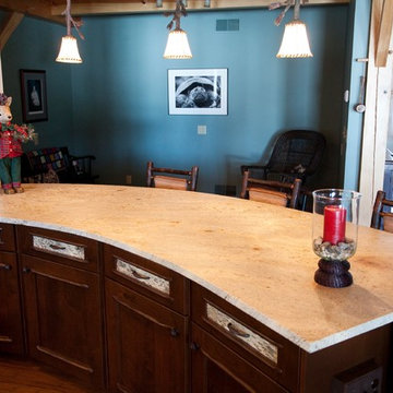 Countertop bar area