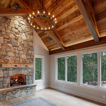 Master Bedroom / Timberframe / Barnwood Ceiling