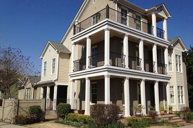 Example of an exterior home design in Other