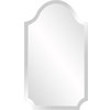 Frameless Arched Mirror - Natural