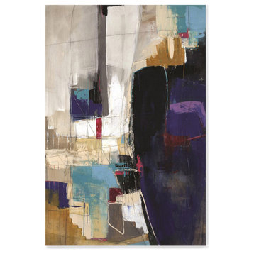 Gravity in Balance Modern Hand Painted Canvas Abstract Art - 72" x 48"
