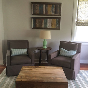 Yellow and teal Keeping Room