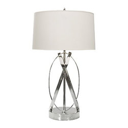 Worlds Away Cleo Nickel Plated Lamp Lighting - Pendant Lighting