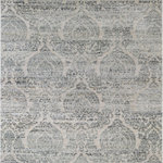 Rugs America - Astor Chiffon Cream Transitional Abstract Area Rug, 8'x10' - Rectangle