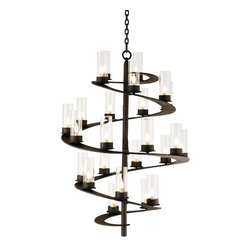 Custom Spiral Chandelier - Chandeliers
