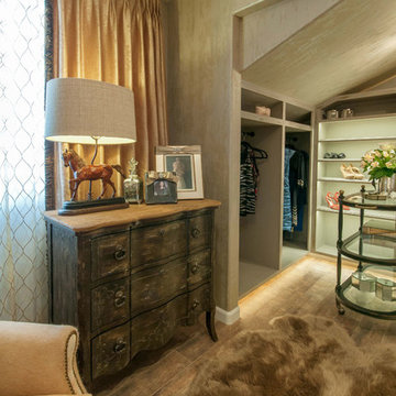 Custom Dressing Room in Dormer Window Space