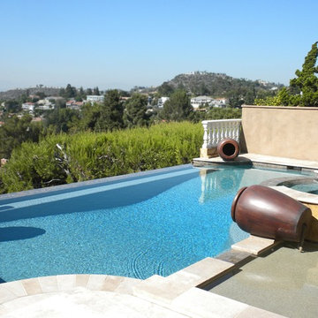Infinity Pool with Jacuzzi | Supreme Remodeling INC