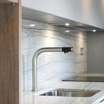 Contemporary Compact Kitchen, Edinburgh