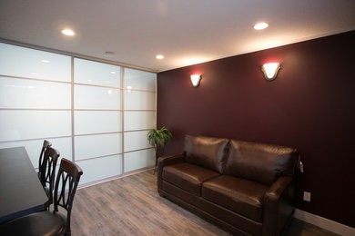 Trendy home design photo in Calgary