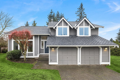 Example of a trendy exterior home design in Seattle