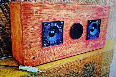 Handmade Wooden Speaker Box