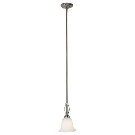 Trans Globe Farmhouse Mini Drop Pendant in Nickel